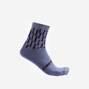 Castelli AERO PRO W 9 CM Women Socks Purple White | 1089KGOAF