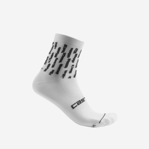 Castelli AERO PRO W 9 CM Women Socks White | 4735XVDFL