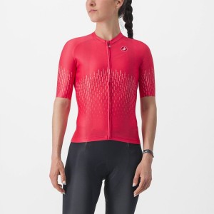 Castelli AERO PRO W Women Jersey Red | 4381WXOHR