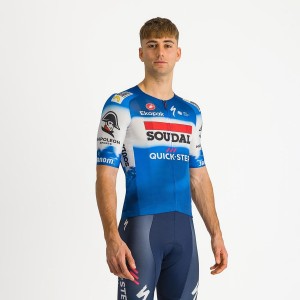 Castelli AERO RACE 7.0 Men Jersey Blue / White | 0725LUSCA