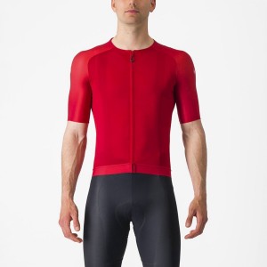 Castelli AERO RACE 7.0 Men Jersey Red | 7851YUNQA