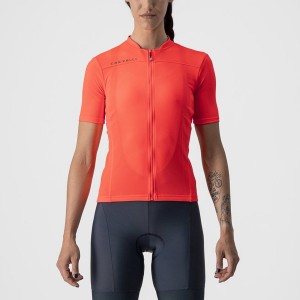 Castelli ANIMA 3 Women Jersey Pink / Dark Grey Blue | 2536YCASE