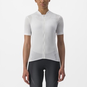 Castelli ANIMA 4 Women Jersey White | 7216OPAWB