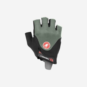 Castelli ARENBERG GEL 2 Men Gloves Green | 1693APKSC