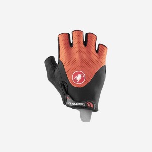 Castelli ARENBERG GEL 2 Men Gloves Red / Black | 4136JLWQH