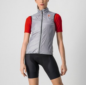 Castelli ARIA W Women Vest Silver Grey | 0293DIHZK