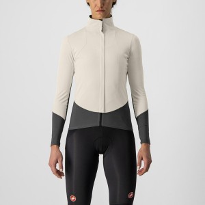 Castelli BETA RoS W Women Jackets Dark Grey | 0471OYBLX