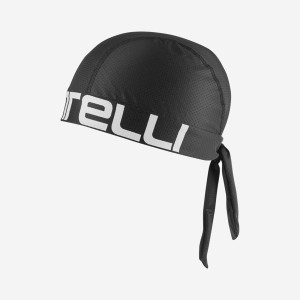 Castelli CASTELLI BANDANA Men Headwear Black / White | 2150ZOXKV