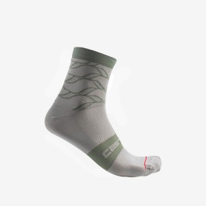 Castelli CLIMBER'S 3.0 12 CM Women Socks Grey | 2569PZBON