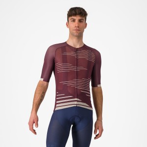 Castelli CLIMBER'S 4.0 Men Jersey Deep Burgundy / Silver | 1682ZEANH