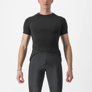 Castelli CORE SEAMLESS SS Men Base Layer Black | 3985WBHSQ