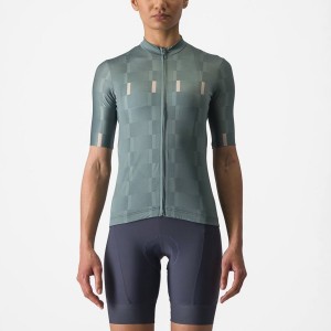 Castelli DIMENSIONE Women Jersey Turquoise | 5789QGKTN