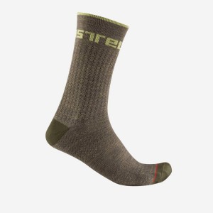 Castelli DISTANZA 20 Men Socks Grey | 3156WADSF