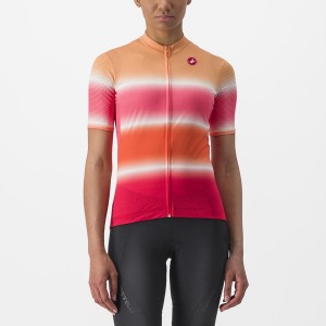 Castelli DOLCE Women Jersey Orange | 1567ZQSXD