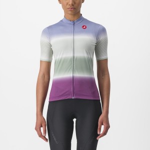 Castelli DOLCE Women Jersey Purple White | 5680IVMZN