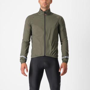 Castelli EMERGENCY 2 RAIN Men Protection Green | 0649DUAGO