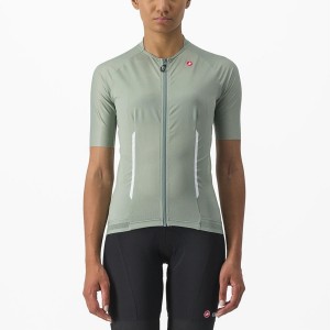 Castelli ENDURANCE W Women Jersey Green | 6453LPXIO