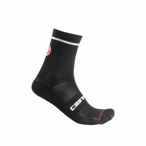 Castelli ENTRATA 13 Men Socks Black | 2065KXPHM