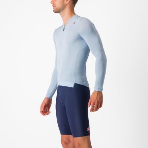 Castelli ESPRESSO LS Men Jersey Blue / Blue | 3719WIAEU