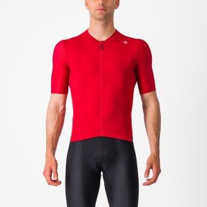 Castelli ESPRESSO Men Jersey Red / Deep Burgundy | 9143YGKNM