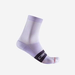 Castelli ESPRESSO W 12 Women Socks Purple | 1259ZCOFR