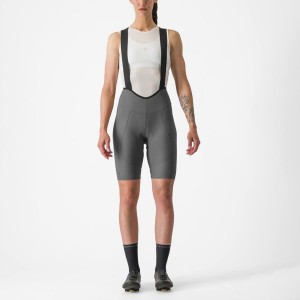 Castelli ESPRESSO W DT Women Bib Shorts Grey | 8942UIOYZ