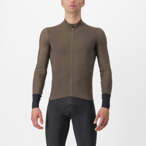 Castelli FLIGHT AIR Men Jersey Brown | 3689GYTFV