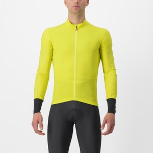 Castelli FLIGHT AIR Men Jersey Yellow | 5826XVTIB