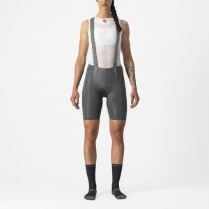 Castelli FREE AERO RC W Women Bib Shorts Grey | 5048XNGEQ