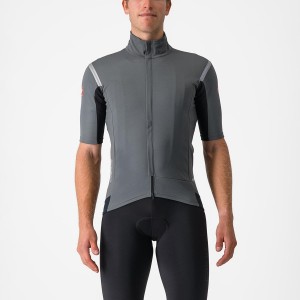 Castelli GABBA RoS 2 Men Jackets Grey / Silver | 8407DEMXZ