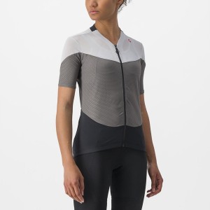 Castelli GRADIENT COLOR BLOCK Women Jersey Grey / Silver Grey | 0942IPAKT