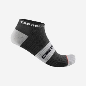 Castelli LOWBOY 2 Men Socks Black White | 1709ULXPR