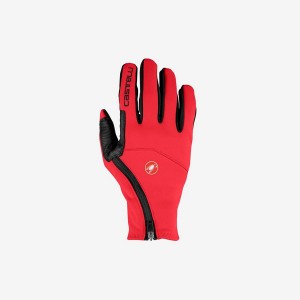 Castelli MORTIROLO Men Gloves Red | 2095ICPQT