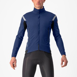 Castelli PERFETTO RoS 2 Men Jackets Blue / Silver | 5230MLCSE