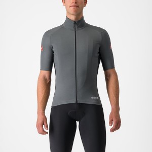 Castelli PERFETTO RoS 2 WIND Men Jackets Grey | 8761QPIYG