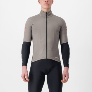 Castelli PERFETTO RoS 2 WIND Men Jackets Grey | 3869NXEKW