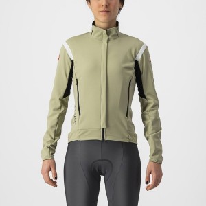 Castelli PERFETTO RoS 2 W Women Jackets Green | 9571NIOVA