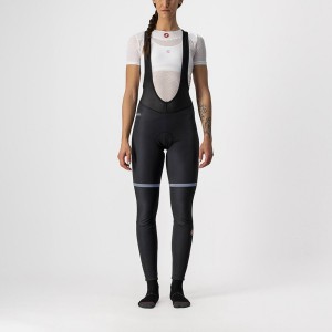 Castelli POLARE W Women Bib Tights Black | 0169BCWQG