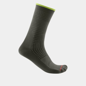 Castelli PREMIO 18 Men Socks Deep Green | 5429EGBHU