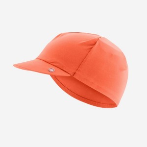 Castelli PREMIO 2 Men Cap Orange Red | 6219RNPVA