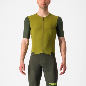 Castelli PREMIO Men Jersey Green / Deep Green | 4278OMDCX