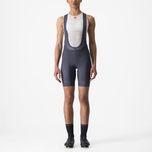 Castelli PRIMA Women Bib Shorts Blue | 8762DEBRW