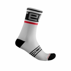 Castelli PROLOGO 15 Men Socks Black / White | 2538KZCLS