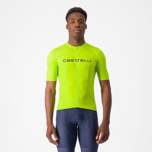 Castelli PROLOGO LITE Men Jersey Light Green / Deep Green | 5420RFLTD