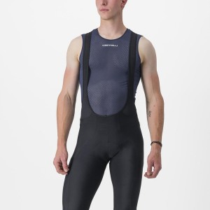 Castelli PRO MESH 2.0 SLEEVELESS Men Base Layer Blue | 4378KBXRJ