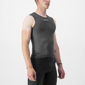 Castelli PRO MESH 2.0 SLEEVELESS Men Base Layer Black | 7208BXRPV