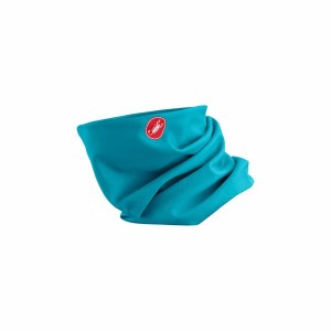 Castelli PRO THERMAL W HEADTHINGY Women Headwear Turquoise Blue | 3245GRAYD