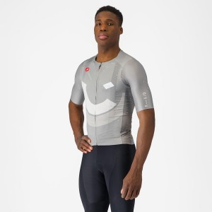 Castelli R-A/D Men Jersey Multicolor Grey | 0814JOYHP