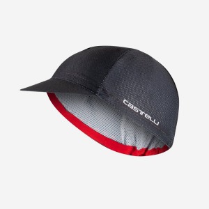 Castelli ROSSO CORSA 2 Men Cap Black | 0896MHLTB