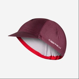 Castelli ROSSO CORSA 2 Men Cap Deep Burgundy | 1203VGPSL